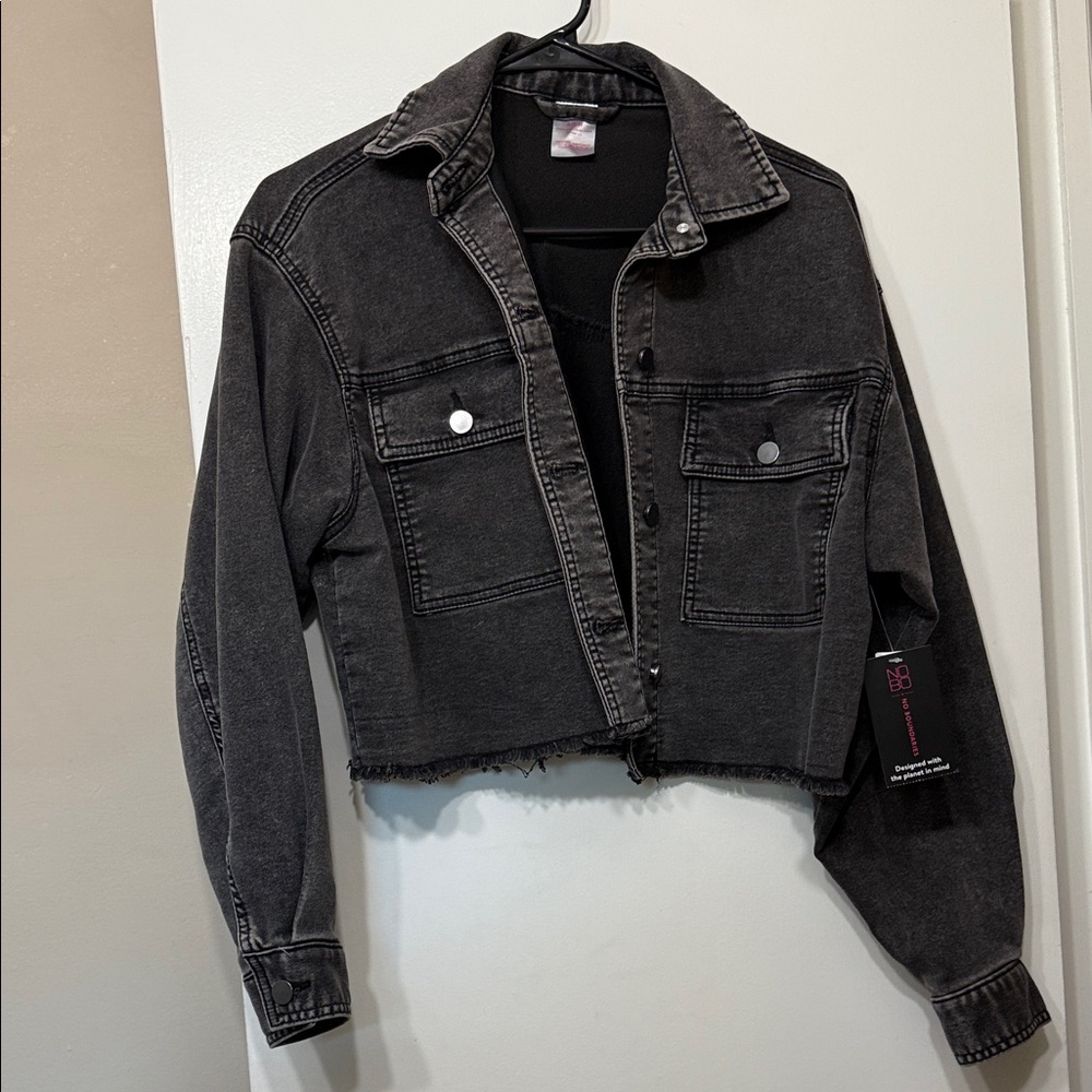 Charcoal Denim Jacket